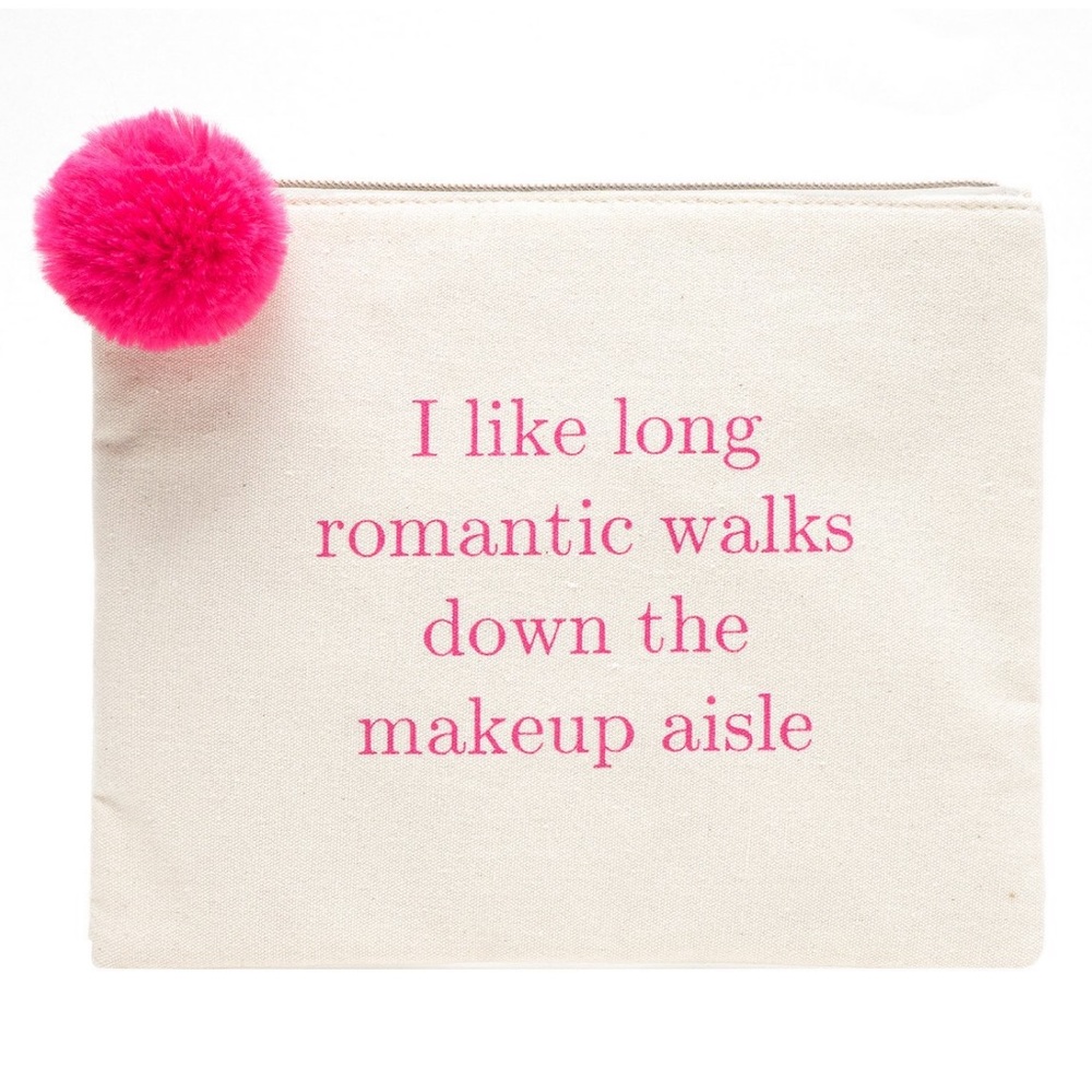 ONLY 1 NEW Canvas MakeUp Bag